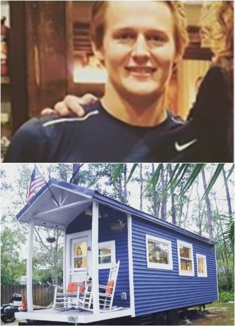 College student rejects dorm living and builds himself a unique 27-ft-long tiny home