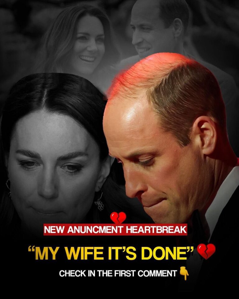 PRINCE WILLIAM TALKS ABOUT KATE MIDDLETON’S HEALTH WITH A SAD FACE