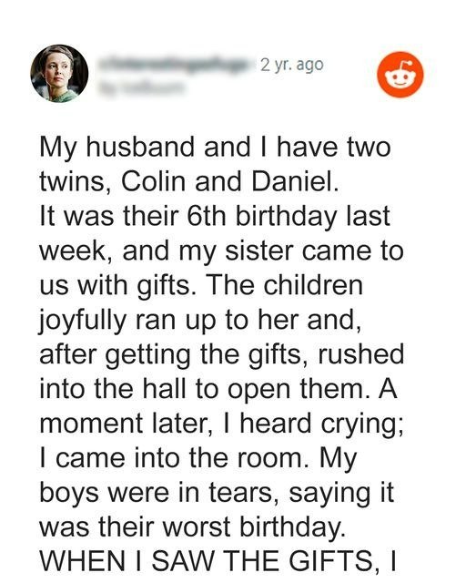 Mother Enraged After Seeing Her Children Cry In The Wake Of Opening Presents They Got From Their Auntie