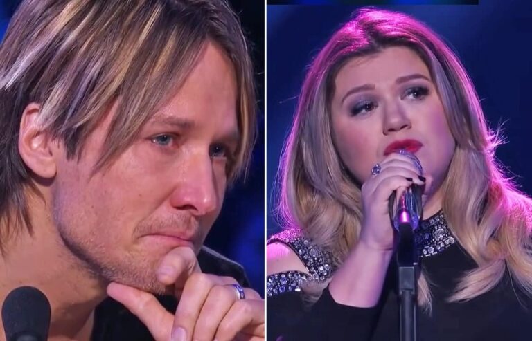 Keith Urban Couldn’t Hold Back Tears By Kelly Clarkson’s Emotional Performance