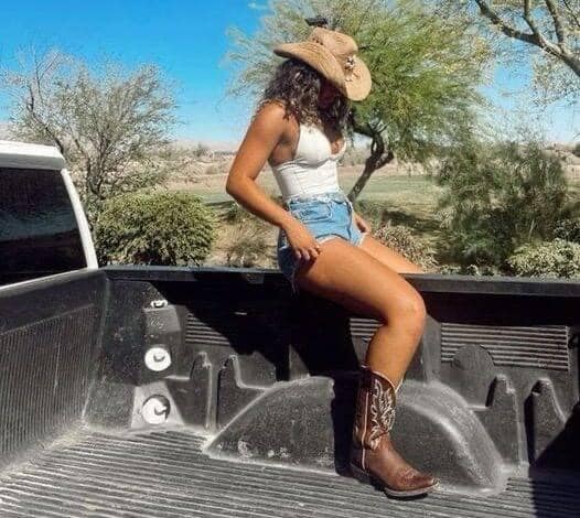Jenny, A Proud Cowgirl Wanted To Surprise Her Husband Mike, With A Fun Picture But