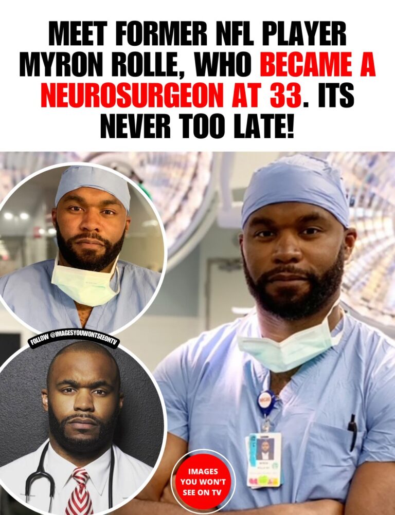 Meet former NFL player Myron Rolle, who became a neurosurgeon at 33