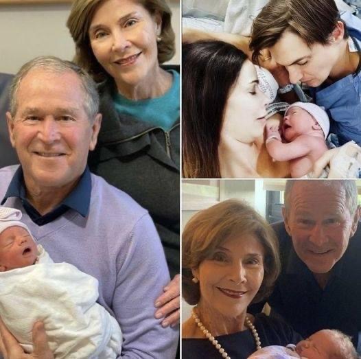 George W. Bush welcomes grandson named in honor of great-grandfathers