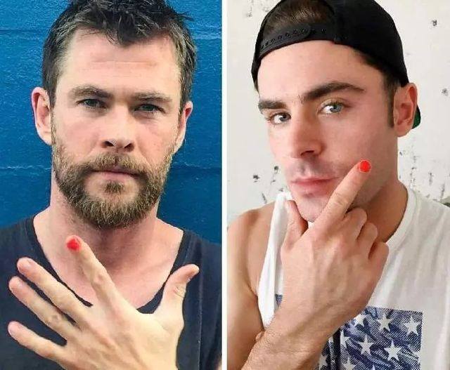 If you see a man with one painted fingernail, here’s what it means