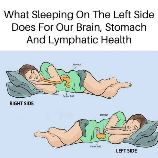 The Benefits of Sleeping on the Left Side for Brain, Stomach, and Glympathic Health